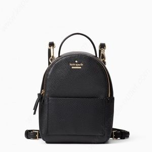 NEW Kate Spade Jackson Street Merry Leather Black Backpack Purse